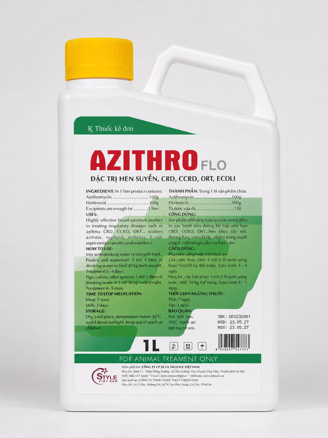 azithro flo lít mới