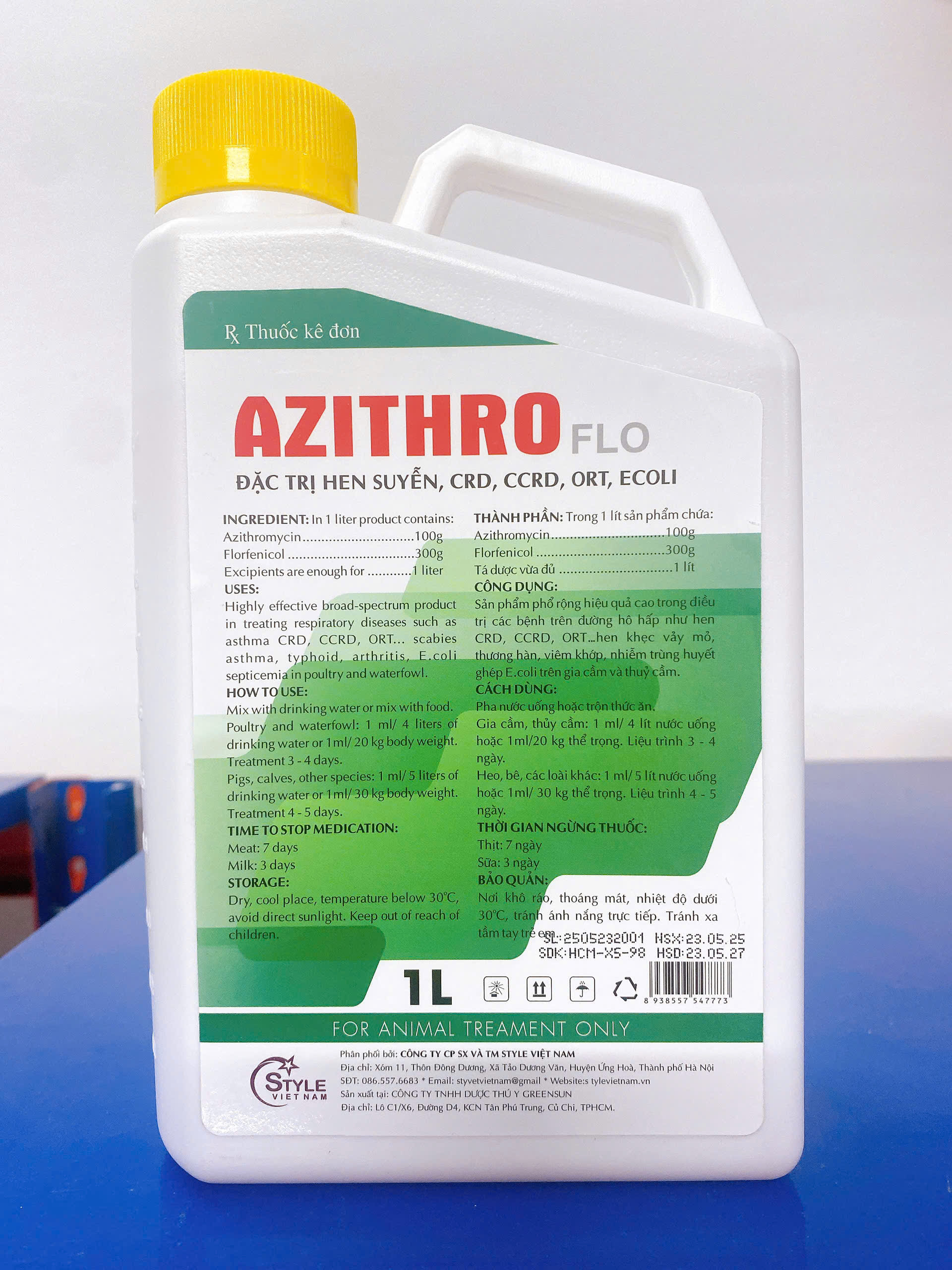 azithro flo lít
